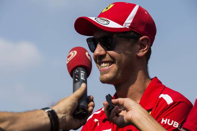 Motorsports: FIA Formula One World Championship WM Weltmeisterschaft 2018, Grand Prix of Italy, 5 Sebastian Vettel (GER, Scuderia Ferrari), Monza Italy