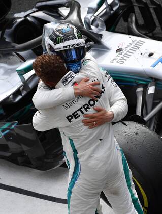 Lewis Hamilton Valtteri Bottas Mercedes Grand Prix Formula 1 GP Italy Monza 02 09 2018 Photo mspb Jerry Andre Lewis Hamilton Valtteri Bottas Formula 1 GP Italy 2018