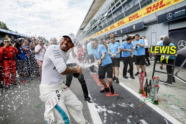 Motorsports: FIA Formula One World Championship WM Weltmeisterschaft 2018, Grand Prix of Italy, 44 Lewis Hamilton (GBR, Mercedes AMG Petronas Motorsport), Monza Italy