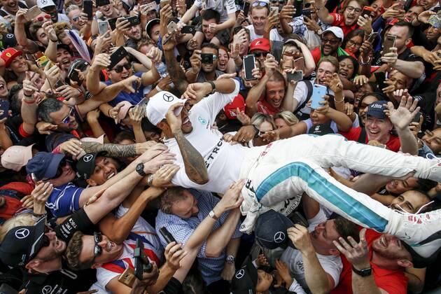 Motorsports: FIA Formula One World Championship WM Weltmeisterschaft 2018, Grand Prix of Italy, 44 Lewis Hamilton (GBR, Mercedes AMG Petronas Motorsport), Monza Italy