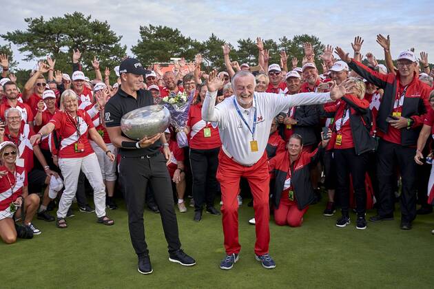 Made In Denmark . European Tour. Round 4 Golf player Matt Wallace wins the European Tour tournament Made in Denmark after playing with three other players and Lars Larsen is best known for his Jysk empire. But Larsen is also the man behind the Made in Denmark golf tournament, which is part of the European Tour. Made in Denmark, at Silkeborg Golf Club, Sunday, September 2nd 2018. Danmark 