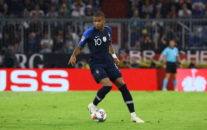 Kylian Mbappe France France 06 09 2018 Germany vs France Allianz Arena Munich UEFA Nations League 1 Gameday