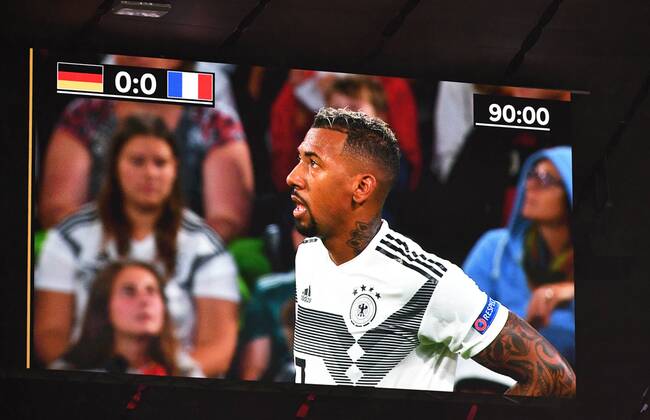 Soccer Men Season 2018 19 Nations League International Friendlies in Germany Germany France Jerome Boateng Germany and Score with 0 0 Full Time 06 09 2018 Copyright: xMatthiasxKochx