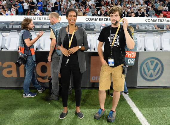 Soccer Men Season 2018 19 Nations League International Friendlies in München Germany France 0 0 v l Ex National Team Player Navina Omilade was a volunteer of the Bavarian Football Association 06 09 2018 Copyright: xMatthiasxKochx