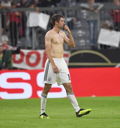 Soccer Men Season 2018 19 Nations League International Friendlies in München Germany France 0 0 Thomas Müller Germany to Abpfiff 06 09 2018 Copyright: xMatthiasxKochx