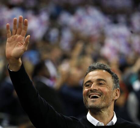 Partido de la Liga de las Naciones de la UEFA entre Inglaterra y Espana. En la imagen, Luis Enrique. UEFA Nations League match between England and Spain. In this picture, Luis Enrique. 