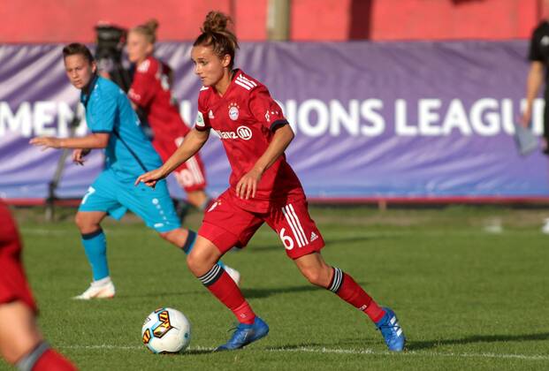 12.09.2018 Subotica(Serbia) ZFK Spartak Subotica-FC Bayern München UEFA women s football champions league round of 32 Lina Magull FC Bayern München :