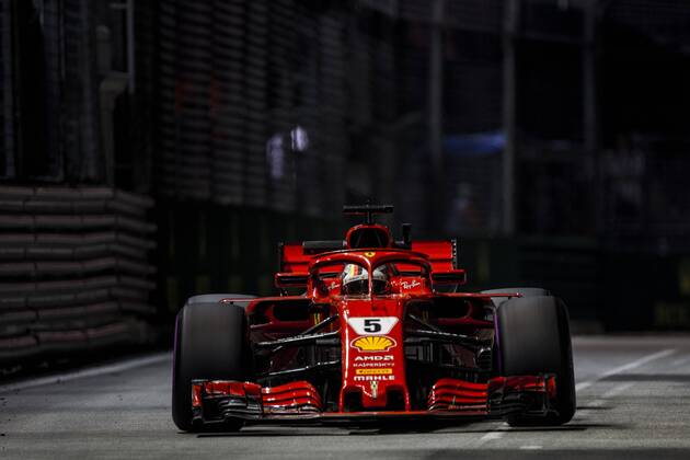 Motorsports: FIA Formula One World Championship WM Weltmeisterschaft 2018, Grand Prix of Singapore, 5 Sebastian Vettel (GER, Scuderia Ferrari), Singapore Singapore