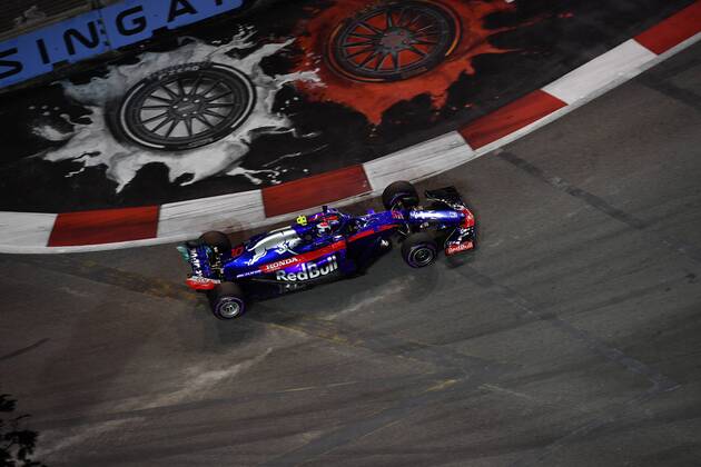 Pierre Gasly Scuderia Toro Rosso Formula 1 GP Singapore 14 09 2018 Photo mspb Jerry Andre Pierre Gasly Formula 1 GP Singapore 2018