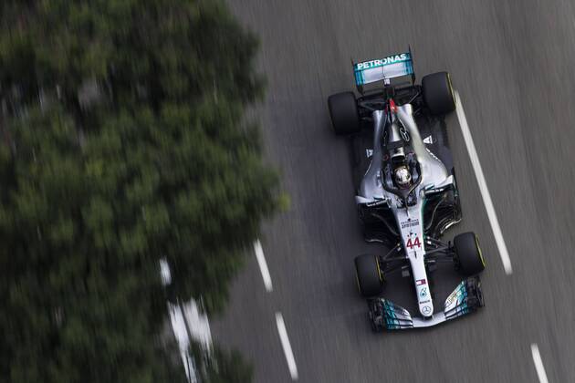 Motorsports: FIA Formula One World Championship WM Weltmeisterschaft 2018, Grand Prix of Singapore, 44 Lewis Hamilton (GBR, Mercedes AMG Petronas Motorsport), Singapore Singapore