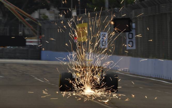 Carlos Sainz junior Renault F1 Team Formula 1 GP Singapore 15 09 2018 Photo mspb Jerry Andre Carlos Sainz Junior Formula 1 GP Singapore 2018