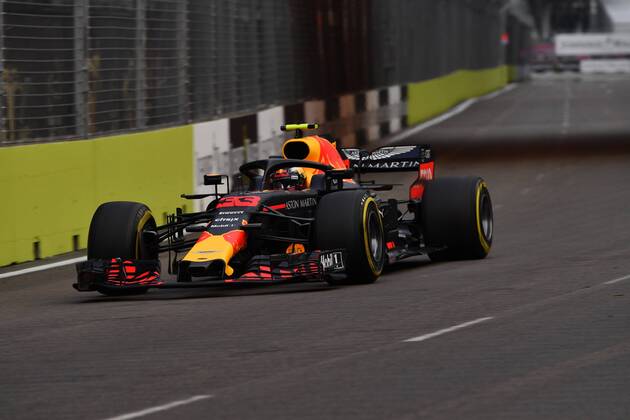 Max Verstappen Red Bull Racing formula 1 GP Singapore 15 09 2018 Photo mspb Jerry Andre Photo mspb Jean Petin Max Verstappen formula 1 GP Singapore 2018