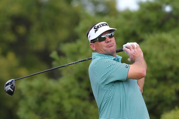 September 15, 2018 - Grand Blanc, Michigan, United States - Brandt Jobe of Argyle, Texas hits from the 13th tee during the second round of the The Ally Challenge golf tournament presented by McLaren at Warwick Hills Golf & Country Club in Grand Blanc, MI, USA Saturday, September 15, 2018. The Ally Challenge 2018  - ZUMAn230 20180915_zaa_n230_1097 Copyright: xAmyxLemusx