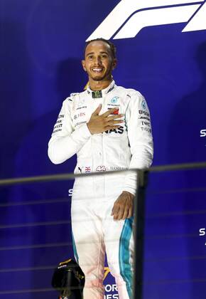 Motorsports: FIA Formula One World Championship WM Weltmeisterschaft 2018, Grand Prix of Singapore, 44 Lewis Hamilton (GBR, Mercedes AMG Petronas Motorsport), Singapore Singapore