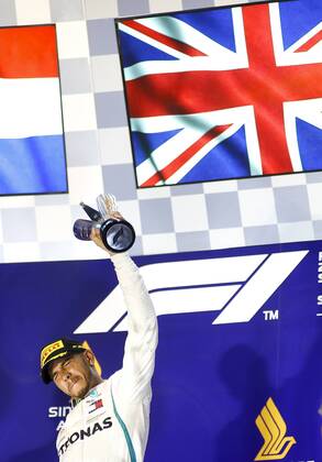 Motorsports: FIA Formula One World Championship WM Weltmeisterschaft 2018, Grand Prix of Singapore, 44 Lewis Hamilton (GBR, Mercedes AMG Petronas Motorsport), Singapore Singapore