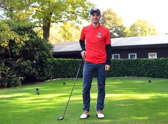 17 09 2018 xjhx Golf 13 Eintracht Frankfurt Open Golf Ervin Skela DFL DFB REGULATIONS PROHIBIT ANY USE OF PHOTOGRAPHS as IMAGE SEQUENCES and or QUASI VIDEO Hanau