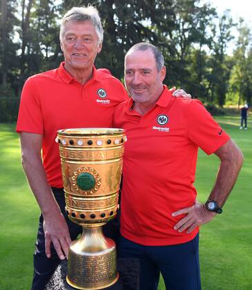 17 09 2018 xjhx Golf 13 Eintracht Frankfurt Golf Open empor t Kurt Klühspies Uwe Leg DFL DFB REGULATIONS PROHIBIT ANY USE OF PHOTOGRAPHS as IMAGE SEQUENCES and or QUASI VIDEO Hanau