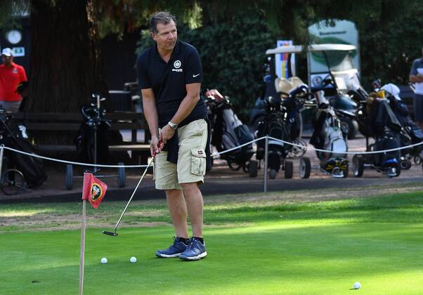 17 09 2018 xjhx Golf 13 Eintracht Frankfurt Golf Open emporer Andreas Moeller DFL DFB REGULATIONS PROHIBIT ANY USE OF PHOTOGRAPHS as IMAGE SEQUENCES and or QUASI VIDEO Hanau