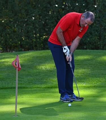 17 09 2018 xjhx Golf 13 Eintracht Frankfurt Golf Open empor t Uwe Bein DFL DFB REGULATIONS PROHIBIT ANY USE OF PHOTOGRAPHS as IMAGE SEQUENCES and or QUASI VIDEO Hanau