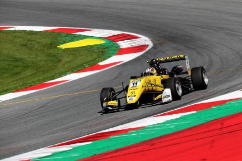 Sacha Fenestraz FRA Carlin Dallara F317 Volkswagen at the FIA u200b u200bFormula 3 European Championship at the Red Bull Ring Copyright Thomas Pakusch
