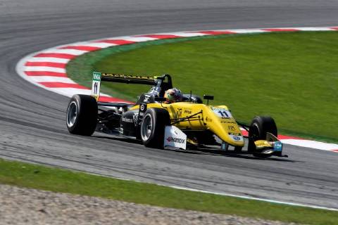 Sacha Fenestraz FRA Carlin Dallara F317 Volkswagen at the FIA u200b u200bFormula 3 European Championship at the Red Bull Ring Copyright Thomas Pakusch