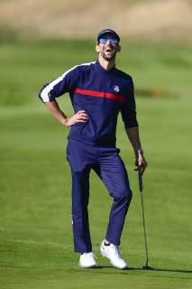 Michael Phelps (Celeb Team USA) CELEBRITES : Match des Celebrites - Ryder Cup - 25 09 2018 JBAutissier Panoramic 