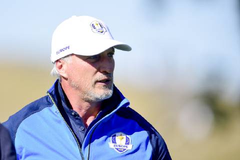 David Ginola (Celeb team Europe) CELEBRITES : Match des Celebrites - Ryder Cup - 25 09 2018 JBAutissier Panoramic 