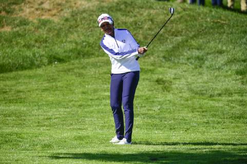 Condoleezza Rice (Celeb Team USA) CELEBRITES : Match des Celebrites - Ryder Cup - 25 09 2018 JBAutissier Panoramic 