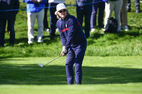 Kurt Russel (Celeb Team USA) CELEBRITES : Match des Celebrites - Ryder Cup - 25 09 2018 JBAutissier Panoramic 