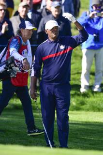 Samuel Lee Jackson (Celeb Team USA) CELEBRITES : Match des Celebrites - Ryder Cup - 25 09 2018 JBAutissier Panoramic 