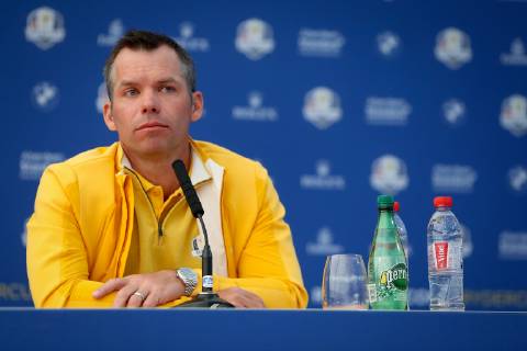 2018 Ryder Cup Previews, Albatros Course, Le Golf National, Saint-Quentin-en-Yvelines, Paris 27 9 2018 Europe s Paul Casey Paul Casey 27 9 2018 Copyright: x©INPHO OisinxKeniryx MT2_7541