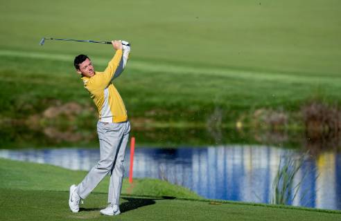 2018 Ryder Cup Practice Day, Albatros Course, Le Golf National, Saint-Quentin-en-Yvelines, Paris 27 9 2018 Europe s Rory McIlroy on the 9th hole Rory McIlroy on the 9th hole 27 9 2018  Copyright: x©INPHO OisinxKeniryx OSH_8181