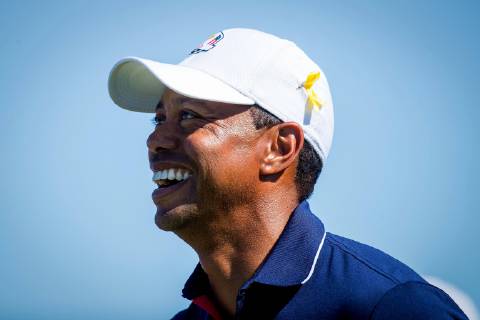 Sport Themen der Woche KW39 Sport Bilder des Tages 2018 Ryder Cup Practice Day, Albatros Course, Le Golf National, Saint-Quentin-en-Yvelines, Paris 27 9 2018 USA s Tiger Woods Tiger Woods 27 9 2018  Copyright: x©INPHO OisinxKeniryx OSH_8657
