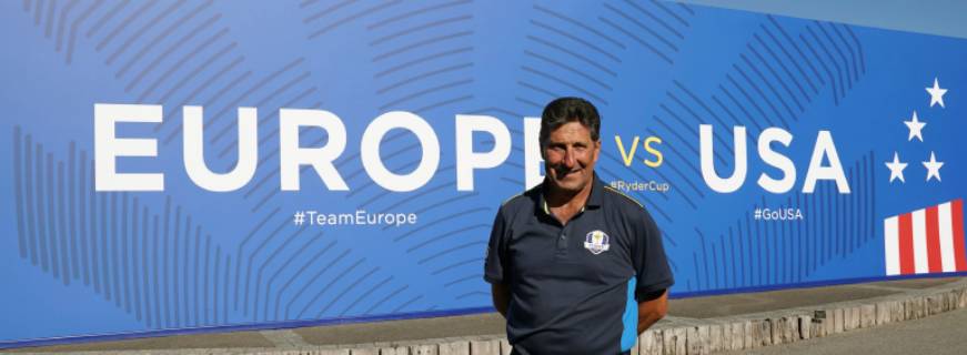 Jose Maria Zamora Olazabal of Spain poses for the photographers before the opening ceremony of the Ryder Cup 2018 at The Golf National in Guyancourt, near Paris, France, 27 September 2018. The Ryder Cup 2018 runs from 25 to 30 September. Ryder Cup 2018 !ACHTUNG: NUR REDAKTIONELLE NUTZUNG!  Copyright: xLUISxTEJIDOx GRAF4279 20180927-636736658738113700