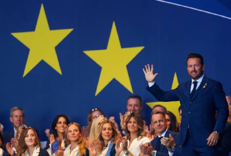 2018 Ryder Cup Opening Ceremony, Albatros Course, Le Golf National, Saint-Quentin-en-Yvelines, Paris 27 9 2018 European Vice-Captain Graeme McDowell Graeme McDowell 27 9 2018  Copyright: x©INPHO OisinxKeniryx OSH_9333