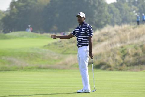 Tiger Woods (Team USA) GOLF : Ryder Cup 2018 - Guyancourt - 28 09 2018 JBAutissier Panoramic
