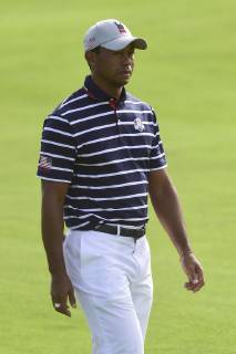 Tiger Woods (Team USA) GOLF : Ryder Cup 2018 - Guyancourt - 28 09 2018 JBAutissier Panoramic