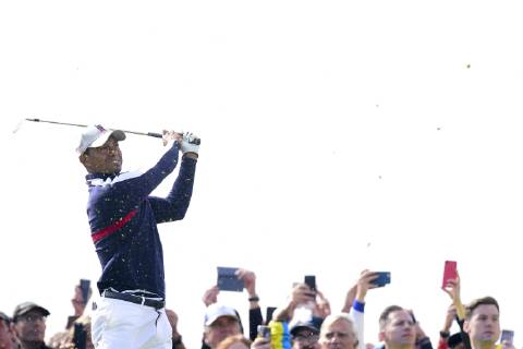Tiger Woods (Team USA) GOLF : Ryder Cup 2018 - Guyancourt - 28 09 2018 JBAutissier Panoramic
