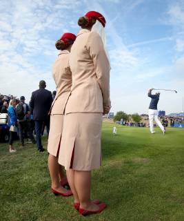 2018 Ryder Cup Day 1, Albatros Course, Le Golf National, Saint-Quentin-en-Yvelines, Paris 28 9 2018 Ricky Fowler tees off at the 12th hole Ricky Fowler tees off at the 12th hole 28 9 2018 Copyright: x©INPHO OisinxKeniryx MT2_8533