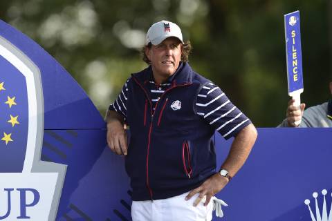 Phil Mickelson (Team USA) GOLF : Ryder Cup 2018 - Guyancourt - 28 09 2018 JBAutissier Panoramic 