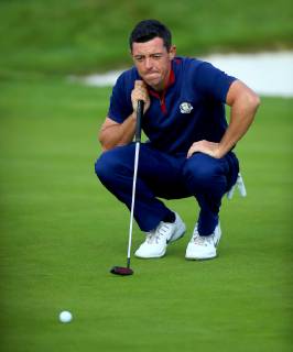 2018 Ryder Cup Day 1, Albatros Course, Le Golf National, Saint-Quentin-en-Yvelines, Paris 28 9 2018 Rory McIlroy on the 11th green Rory McIlroy on the 11th green 28 9 2018 Copyright: x©INPHO OisinxKeniryx OSH_9923