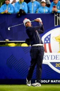 Tony Finau (Team USA) GOLF : Ryder Cup 2018 - Guyancourt - 29 09 2018 JBAutissier Panoramic 