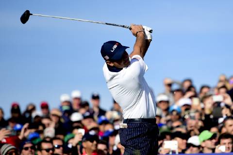 Patrick Reed (Team USA) GOLF : Ryder Cup 2018 - Guyancourt - 29 09 2018 JBAutissier Panoramic 