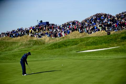 Tiger Woods (Team USA) GOLF : Ryder Cup 2018 - Guyancourt - 29 09 2018 JBAutissier Panoramic 
