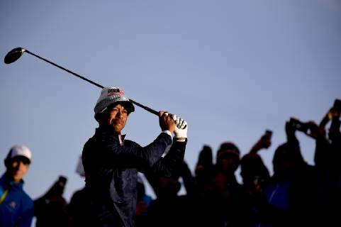 Tiger Woods (Team USA) GOLF : Ryder Cup 2018 - Guyancourt - 29 09 2018 JBAutissier Panoramic 