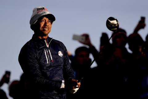 Tiger Woods (Team USA) GOLF : Ryder Cup 2018 - Guyancourt - 29 09 2018 JBAutissier Panoramic 