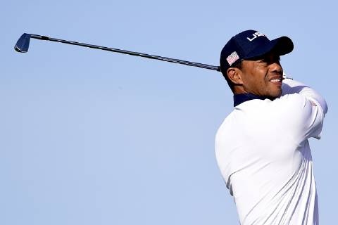 Tiger Woods (Team USA) GOLF : Ryder Cup 2018 - Guyancourt - 29 09 2018 JBAutissier Panoramic 