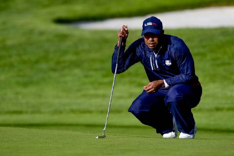 Tiger Woods (Team USA) GOLF : Ryder Cup 2018 - Guyancourt - 29 09 2018 JBAutissier Panoramic 