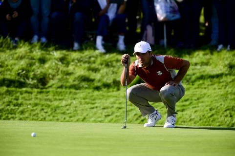 Francesco Molinari of Italy (Team Europ) GOLF : Ryder Cup 2018 - Guyancourt - 29 09 2018 JBAutissier Panoramic 