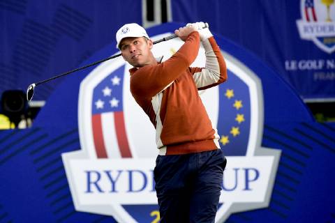 Paul Casey of England (Team Europ) GOLF : Ryder Cup 2018 - Guyancourt - 29 09 2018 JBAutissier Panoramic 